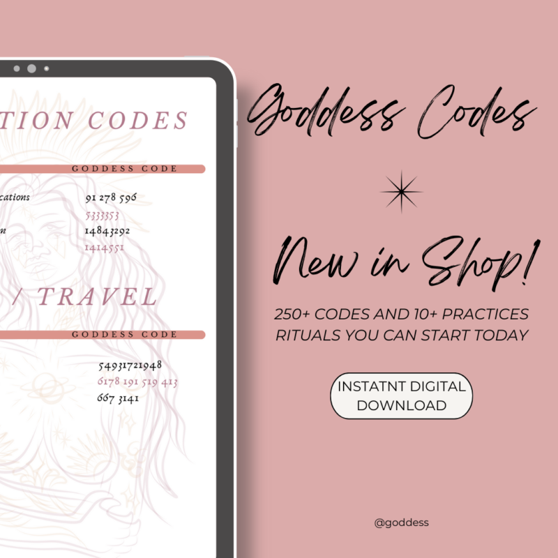Goddess Codes Book