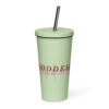 Insulated tumbler with a straw - Image 6