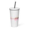 Insulated tumbler with a straw - Image 12