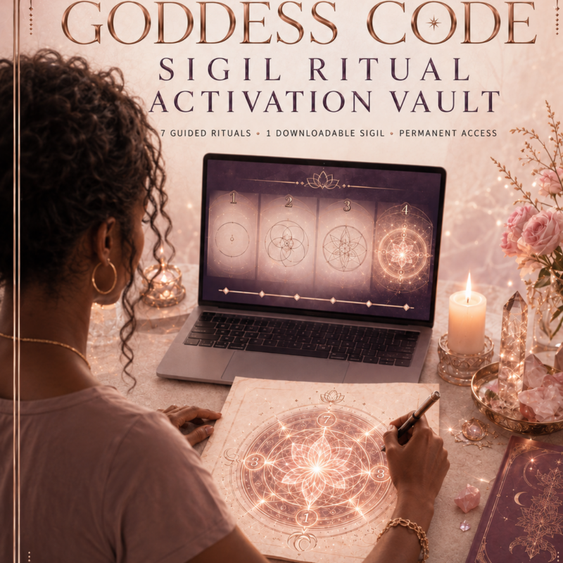 Goddess Code Sigil Ritual Activation Vault